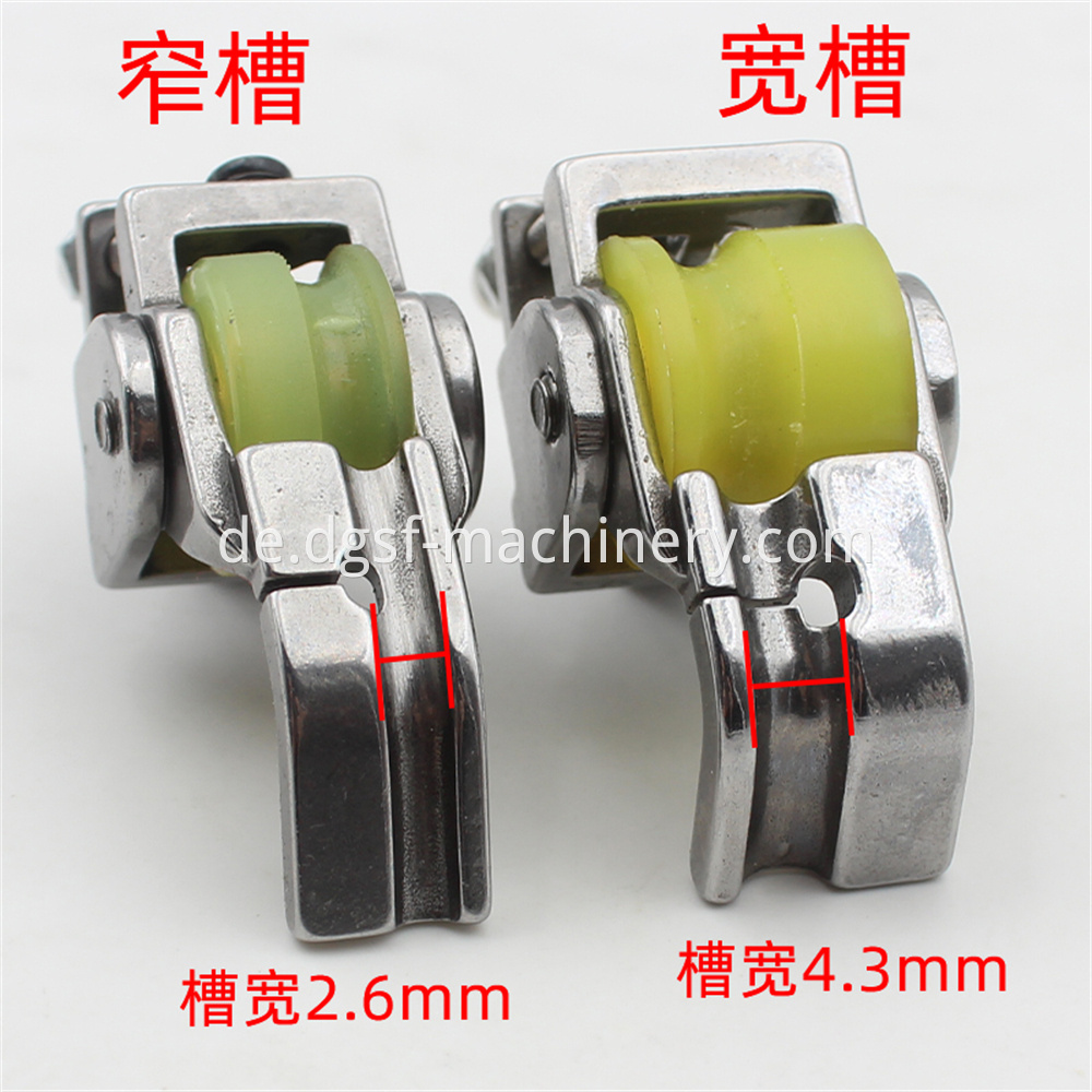 Grooved Rope Inlaying Roller Presser Foot 9 Jpg